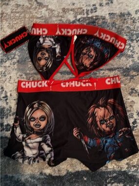 Black & Red Boxer Briefs - Brand
